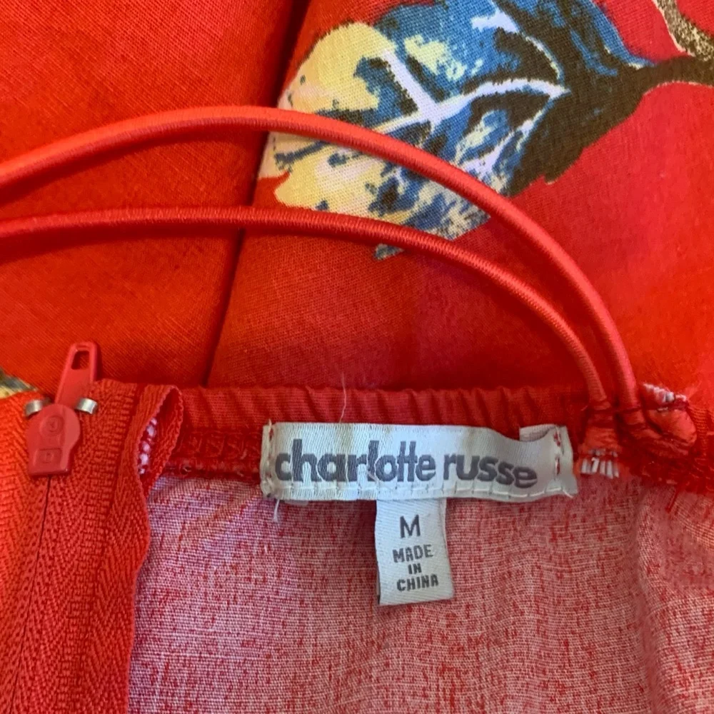 Charlotte Russe Strappy Fit & Flare Mini Dress